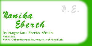 monika eberth business card
